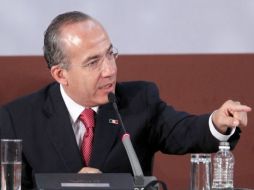 El Presidente Felipe Calderón informó que del 1 de enero al 15 de febrero se crearon 92 mil empleos. NOTIMEX  /