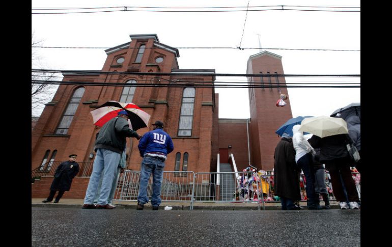Iglesia baptista de New Hope de Newark donde serán los oficios fúnebres de Whitney Houston. AP  /