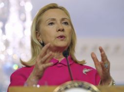 La jefa de la diplomacia estadounidense participará en el 'calentamiento' para la Cumbre del G20. EFE  /