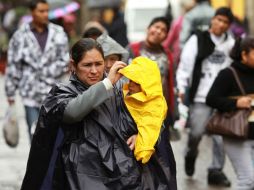 El frente frío número 34, en su trayectoria generará nublados y lluvias sobre el noreste y oriente del país.  /