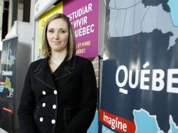 En la imágen, Jennifer Fortín, Consejera de Promoción de Quebéc en las instalaciones del hotel RIU..  /