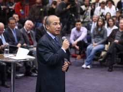 El presidente de México sostuvo este viernes un diálogo con jóvenes y consejeros ciudadanos de la estrategia Todos somos Juárez. NTX  /