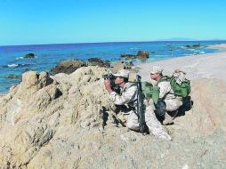 Elementos de Infantería del Ejército Mexicano realizan prácticas militares y operaciones tácticas en zonas de la Costa y desérticas.  /