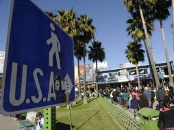 La garita de San Ysidro (imagen) fue el escenario donde veteranos latinos se manifestaron en contra de la deportación. ARCHIVO  /