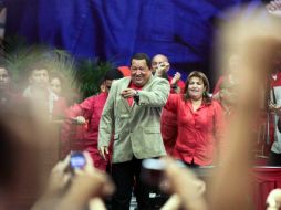 Chávez ha encontrado otras maneras de referirse a su opositor tales como 'Majuche', mentiroso y candidato del imperialismo. AFP  /