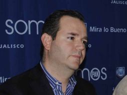 Miguel Ángel Monraz confía en subsanar las divisiones que se han tenido entre panistas.  /