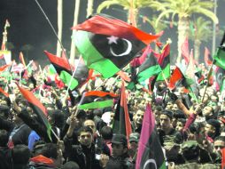 La semana pasada, los libios festejaron en las calles el primer aniversario de la caída del régimen autoritario.  /