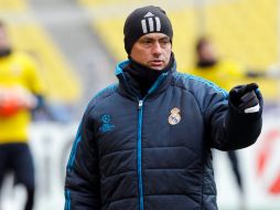 El estratega de Real Madrid cumplió esta semana su décimo cumpleaños como técnico de equipo de Liga de Campeones. AP  /