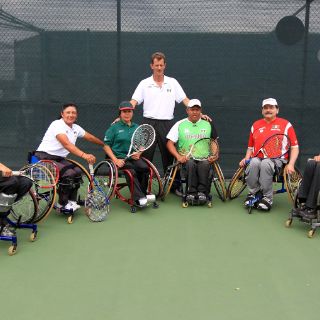 Tenis sobre silla de ruedas, con posibilidades para ir a Mundial