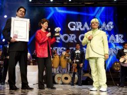 Juan Gabriel cerró con su concierto de este domingo la primera parte de su gira 'Gracias por cantar mis canciones'. NOTIMEX  /