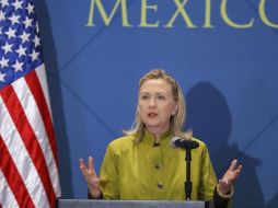 La secretaria de Estado anticipó que dará más espacio para presionar una transición en el país. REUTEURS  /