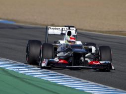 Sergio Pérez estará martes y miércoles en las pruebas. ARCHIVO  /