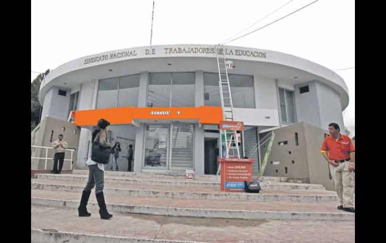 Edificio de la sección 47 del SNTE, una de las dos que este sindicato tiene en Jalisco.  /