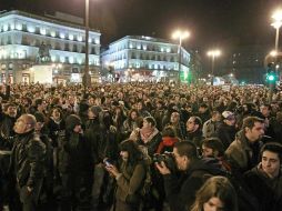 El lema yo también soy el enemigo fue uno de los coreados por los manifestantes. EFE  /