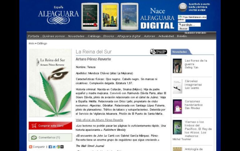 La editorial planea que su catálogo electrónico siga creciendo rápidamente a través de sus sellos, como Alfaguara. ESPECIAL  /