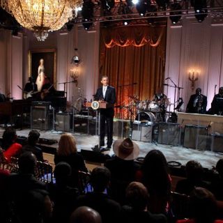 Obama canta blues con Mick Jagger y B.B. King