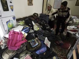 Una de las explosiones se registró cerca de una escuela en el barrio de Mussayab. REUTERS  /