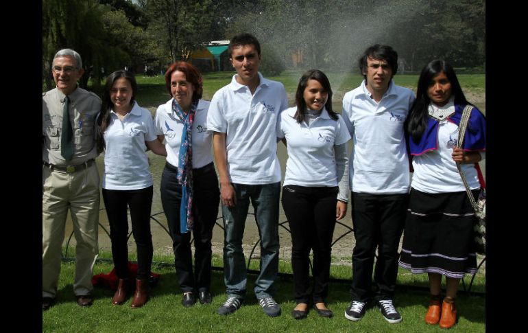 Parte del grupo colombiano que participará en la Ruta. EFE  /