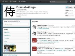 'Dramatwiturgo' empezó a usar 'Twitter' con motivo de hacer del teatro una experiencia constante en la vida de las personas. ESPECIAL  /