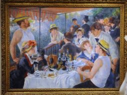 En obras como El almuerzo de los remeros, Renoir representó a su círculo de amistades. ARCHIVO  /