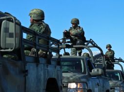 La Sedena informó que se aumentará el número de elementos militares en la zona. ARCHIVO  /