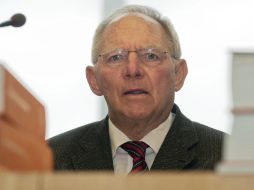 El ministro de finanzas alemán, Wolfgang Schauble, se mostró contrario a los estímulos de corto plazo. EFE  /