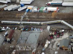 El tren recorría las vías de Niágara-Toronto. AP  /