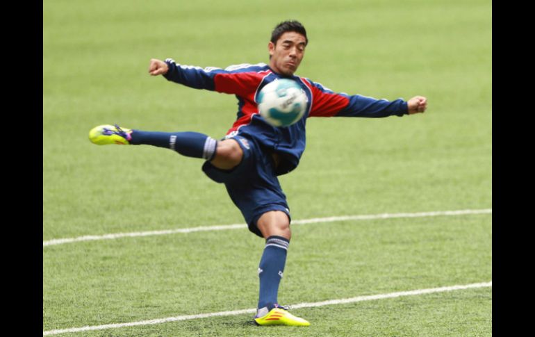 Marco se encuentra concentrado en el CAR con la Selección Mexicana Sub-23 que viajará este martes a Frisco, Texas. ARCHIVO  /