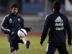 Messi mantiene entre sus metas ganar la Copa del Mundo. REUTERS  /