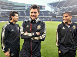 Guillermo Ochoa, Efraín Juárez, Francisco Javier Rodríguez y Héctor Moreno están entre los jugadores 'europeos' convocados. MEXSPORT  /