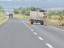 De acuerdo con la SCT, los trabajos de la primera etapa en la vía llevan más de 80% de avance.  /