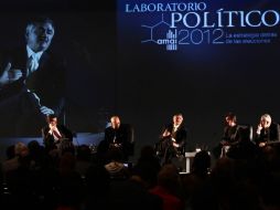 El consejero presidente del IFe participó en los foros de discusión del Laboratorio Político 2012. NOTIMEX  /