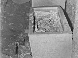 Osarios encontrados en una tumba de Jerusalén que los expertos sitúan en torno al año 60 después de Cristo. EFE  /