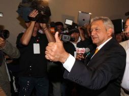 AMLO asegura que a pesar de que hay encuestas que se usan en tiempos electorales con propósitos de propaganda. NTX  /
