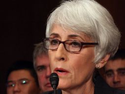 La subsecretaria de estado, Wendy Sherman, reconoce avances en la lucha antidrogas en México. ARCHIVO  /