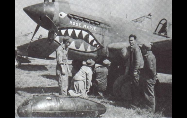 En la foto: Los Tigres voladores en la guerra sino-japonesa. ARCHIVO  /