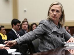 Clinton compareció este día ante el comité de  Relaciones Exteriores de la Cámara de Representantes. AFP  /
