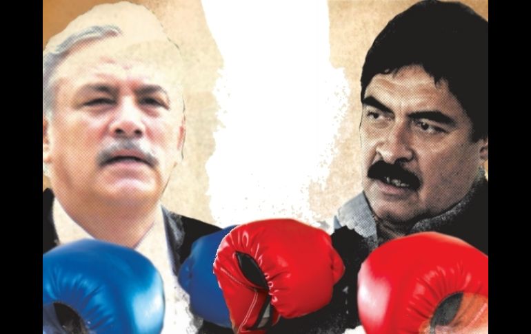 Ramiro y Cárdenas lucharán el próximo 1 de julio por ganar la alcaldía tapatía.  /