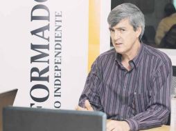 Antonio González Morfín, delegado del Infonavit en Jalisco, sostuvo un videochat con los cibernautas de EL INFORMADOR.  /