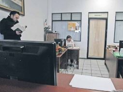 Oficinas en Guadalajara del Sindicato Nacional de Trabajadores de la Educación.  /