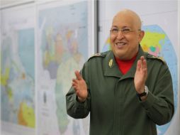 Hugo Chávez habla durante programa de televisión REUTERS  /