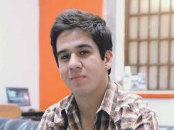 Cuauhtémoc Vidrio cursa el sexto semestre de preparatoria y cuando concluya entrará a la carrera de Ingeniería Civil en la misma UdeG.  /