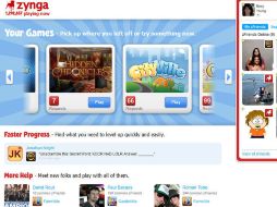 Pantalla del sitio web Zynga.REUTERS  /