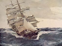 La nave, cuya antigüedad y la mercancía que portaba se desconocen hasta el momento, está parcialmente cubierta por la arena. ESPECIAL  /