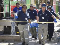 Se reportó que los cuerpos tenían al menos tres horas de fallecidos.  /