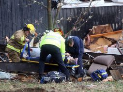 Autoridades reconocen que algunos pueblos pequeños desaparecieron por completo. AP  /