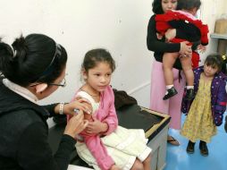 La meta de la Primera Semana Nacional de Salud, era aplicar 800 mil vacunas. ARCHIVO  /