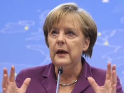 La canciller dependerá de los principales partidos de oposición. ARCHIVO  /