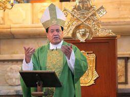 Rivera Carrera dijo que la visita del Papa es un signo de la predilección que tiene por los mexicanos. EL UNIVERSAL  /