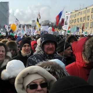 Putin recibe apoyo masivo